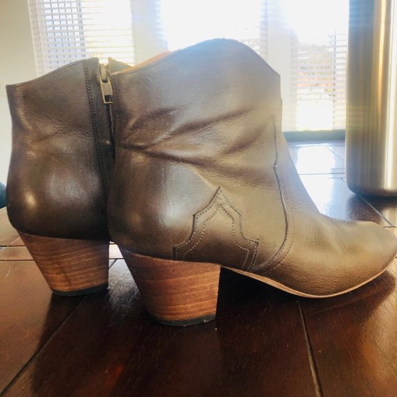 Isabel Marant Dicker Brown Ankle Boots size 40/10 - Picture 2 of 8